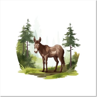 Little Donkey Posters and Art